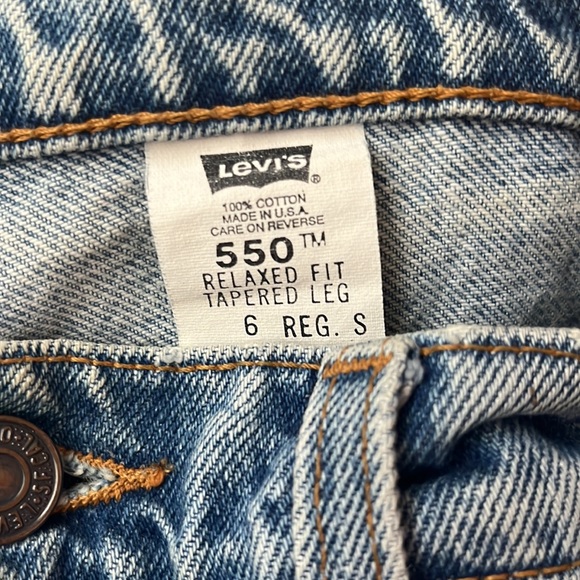 vintage levi’s 550 denim shorts - Picture 4 of 4